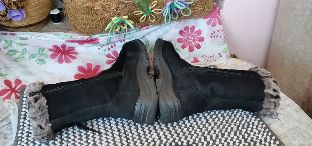 Ботуши Roxde 37н.Естествен велур