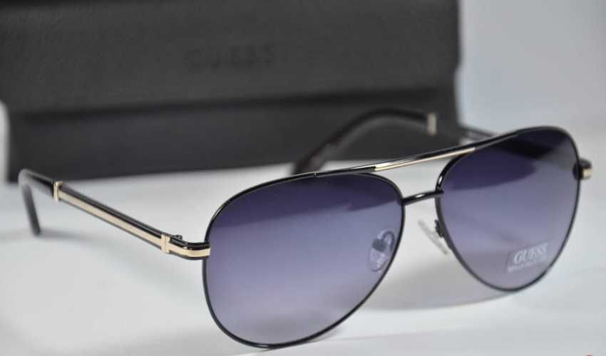 Мъжки слънчеви очила Guess тип авиатор , Огледални -45%