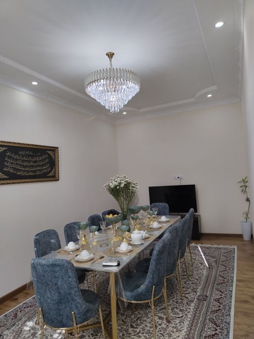 Nazarbekda 2 sotuli yevro remont hovli dom sotaman