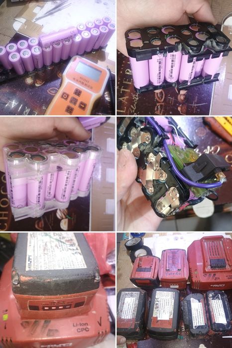 Изработка и ремонт на Литиево-йонна батерия за винтоверт,лодки, и т-н