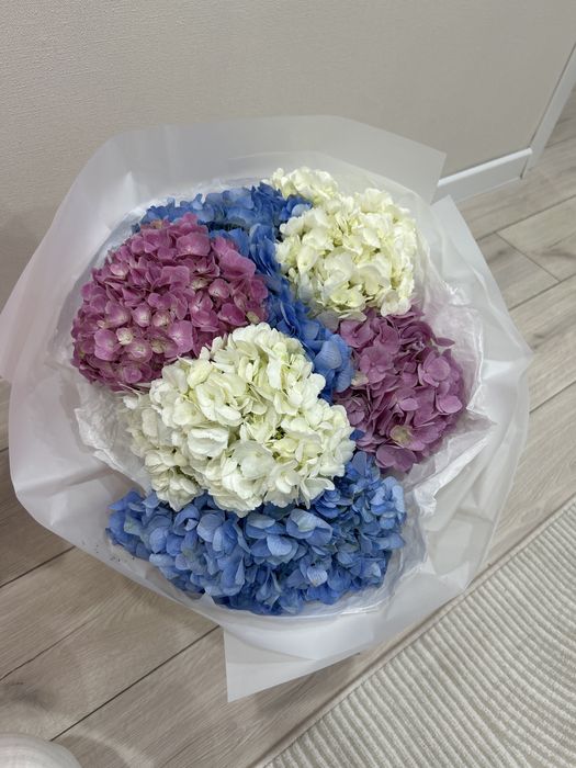 букет из гортензии