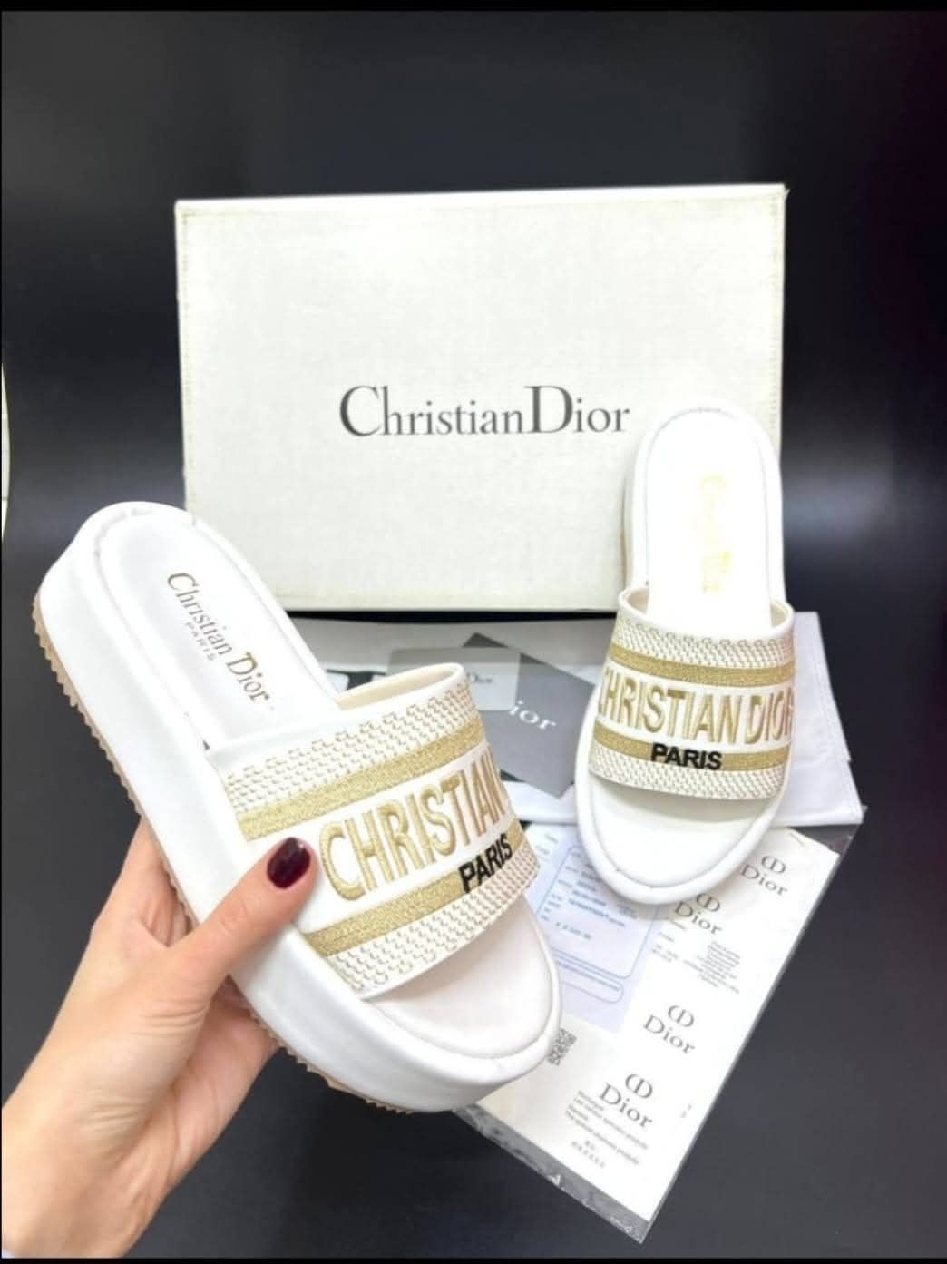 Дамски чехли Dior, Burberry, Pinko