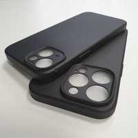 Husa Slim Negru Mat cu Protectie Camera iPhone 14 Pro Max