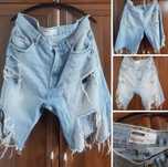 Blugi scurti Bershka Denim, marimea 46,