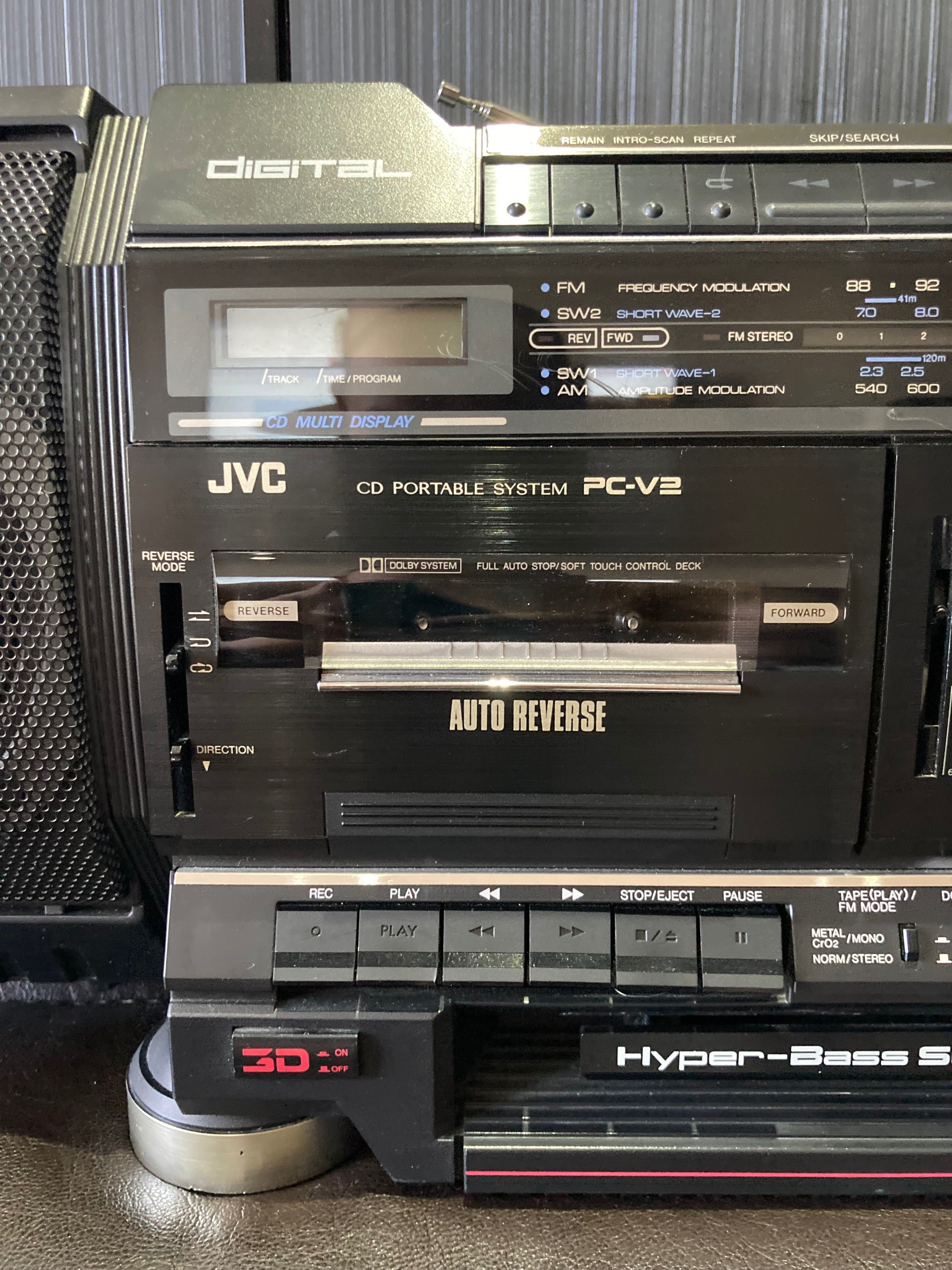 JVC-PCV2 Vintage 1988 Boom Box