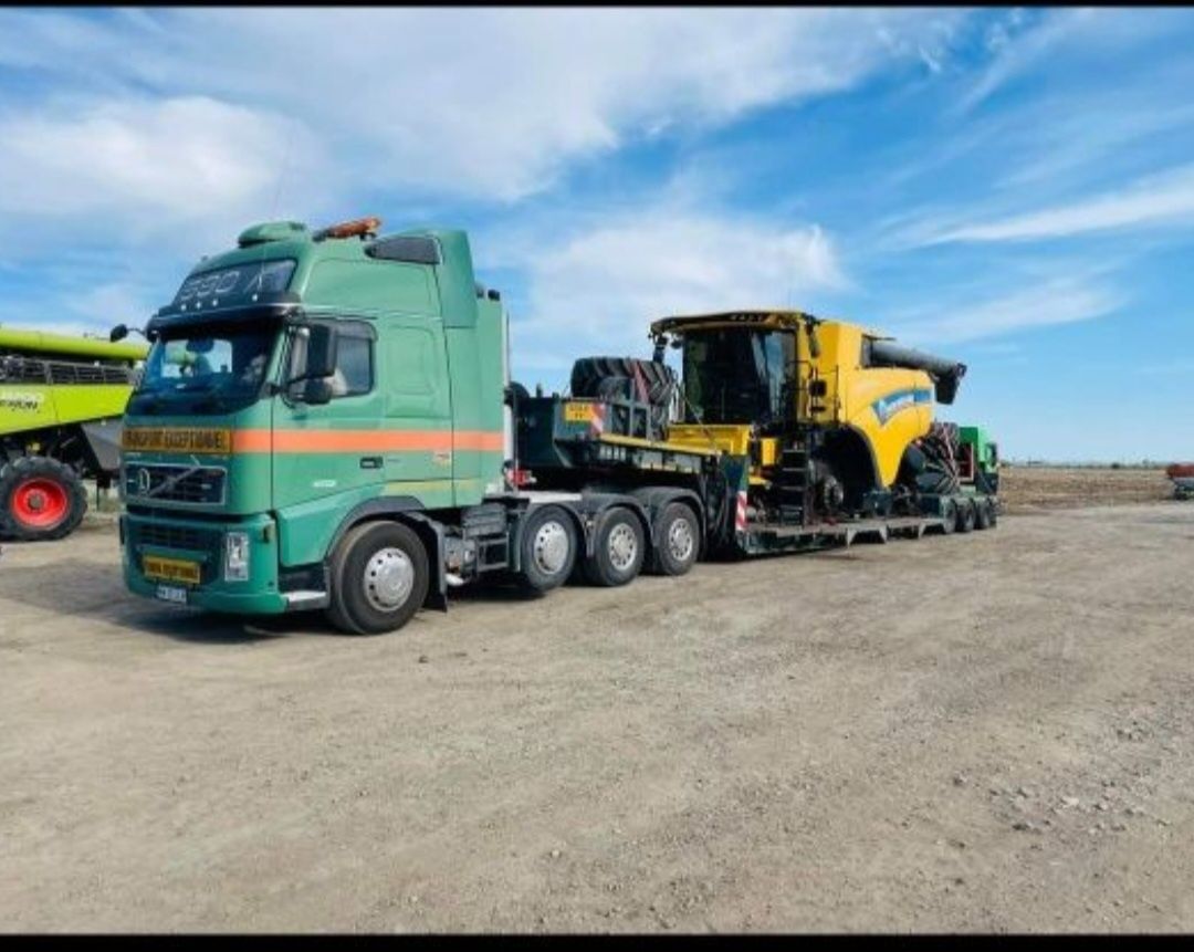 Transport agabaritic trailer lowbed