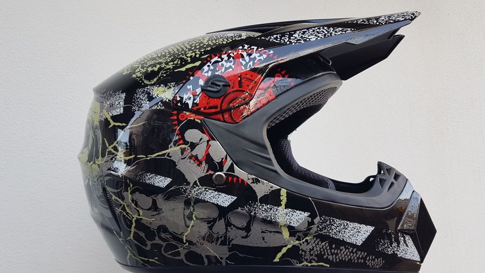 Casca downhill trotineta bicicleta atv enduro motocross