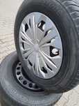 Roti iarna, jante otel + capace OEM Audi Q3, anvelope 215/65 R17 99H