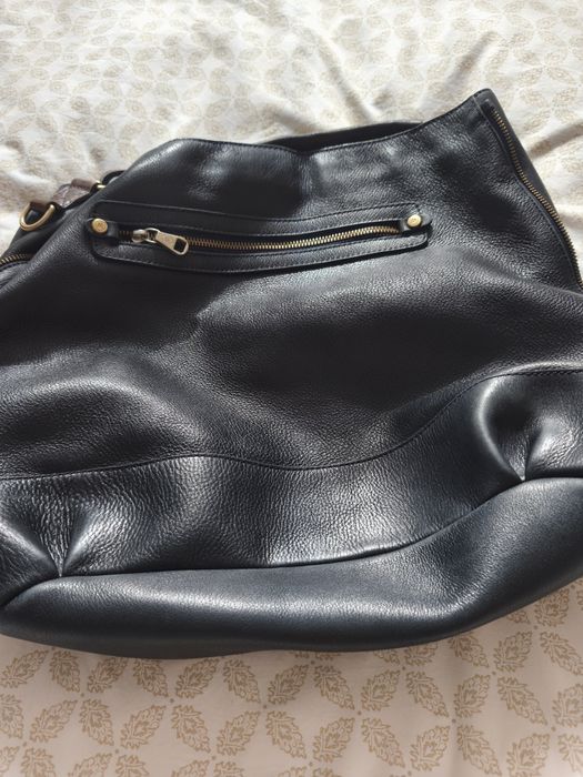 Geanta de piele Massimo dutti