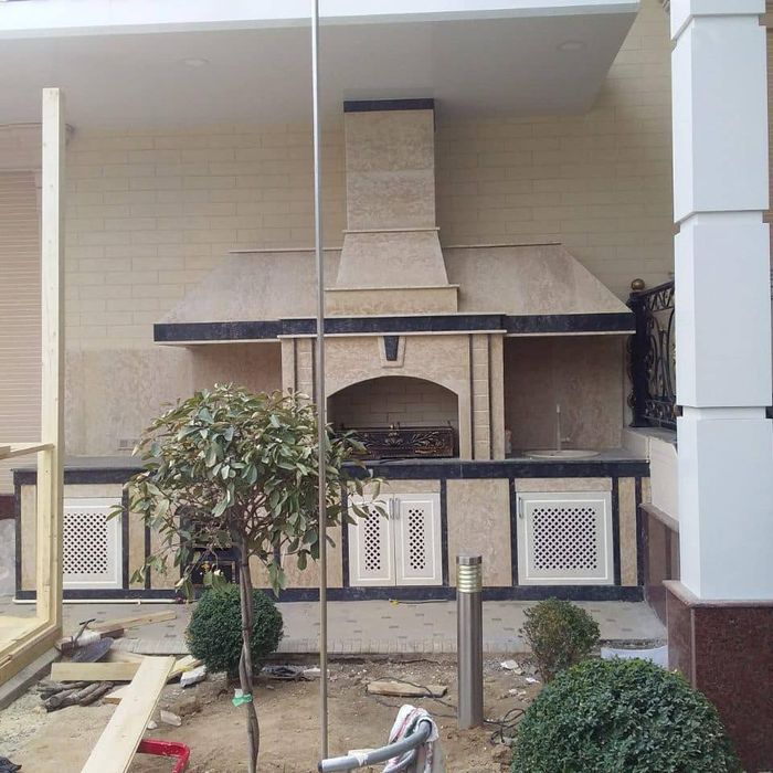 летний кухния камин козон учок мангал курб берамиз