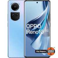 Oppo Reno10, 5G, Dual SIM, 256 Gb, Ice Blue | UsedProducts.ro