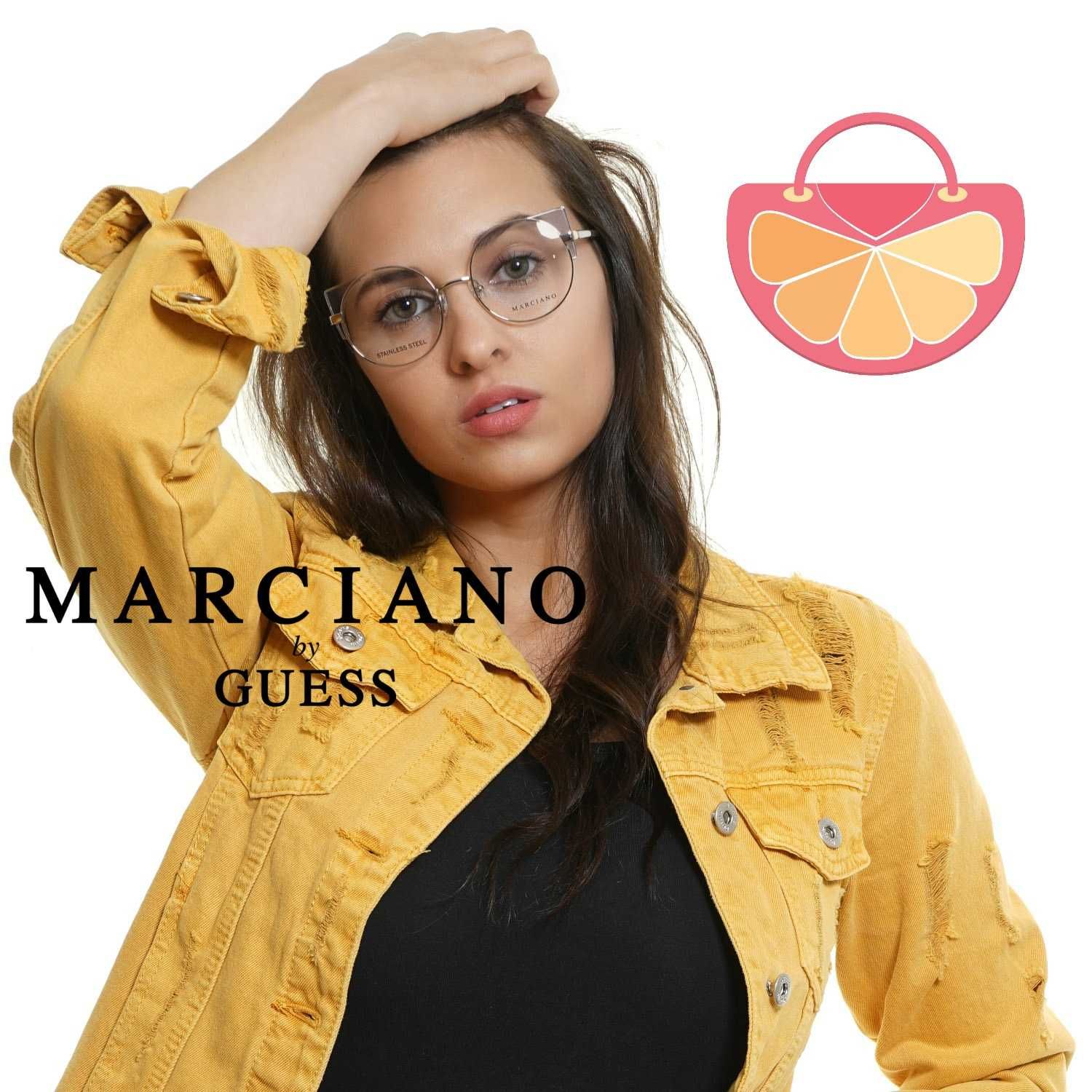 MARCIANO BY GUESS – Дамски метални рамки за очила "PALE BLUE" нови