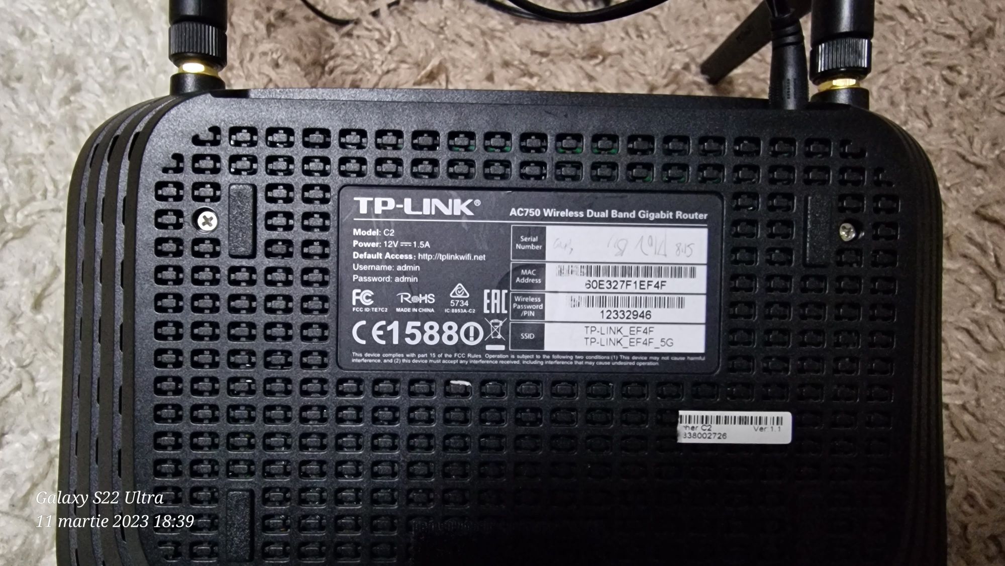 Router wifi Tp-link AC750 C2