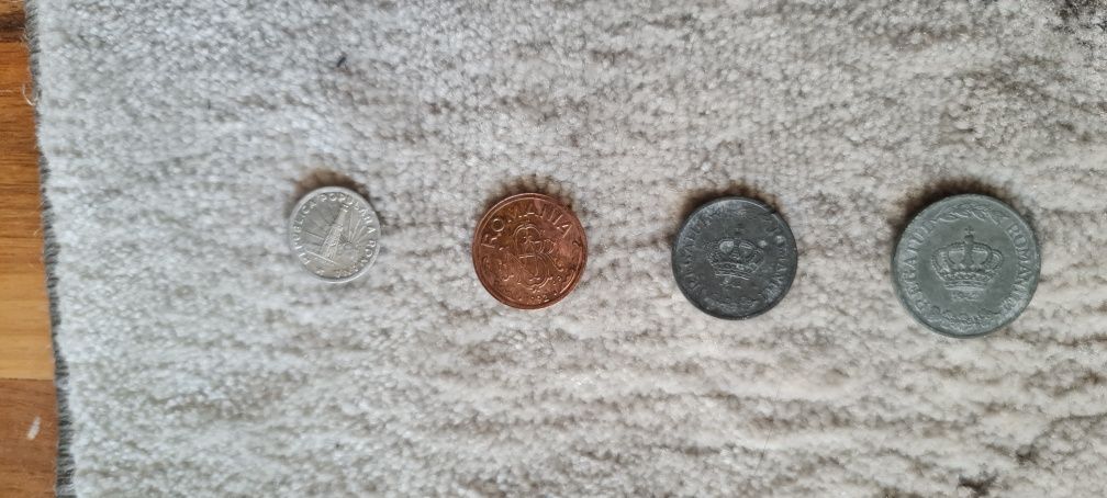 Monede romanesti vechi iesite din circulatie.