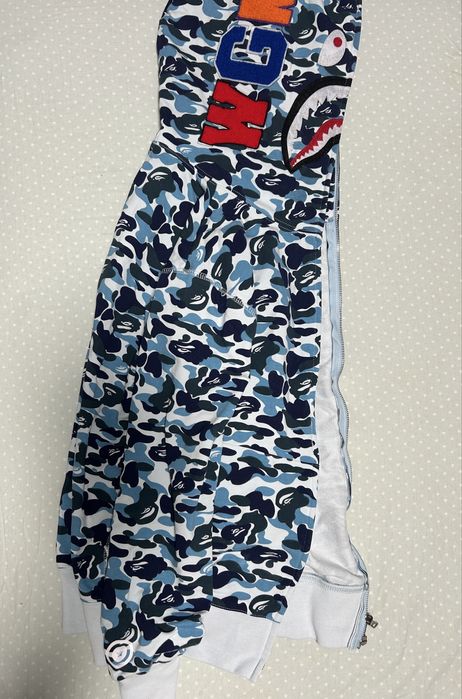 Hanorac bape albastru