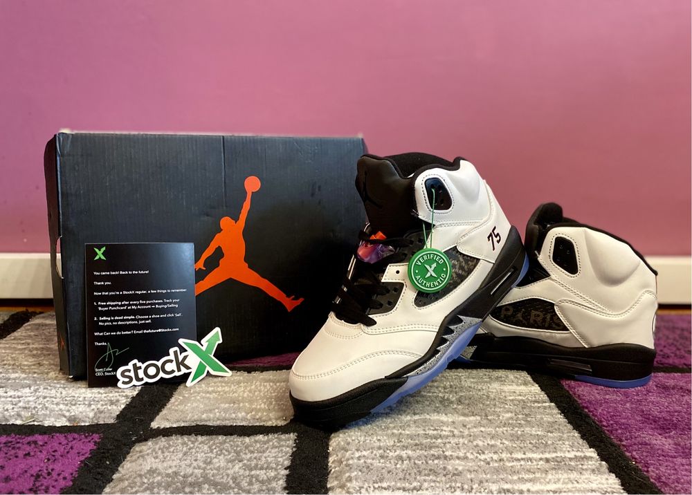 Jordan 5 White x PSG