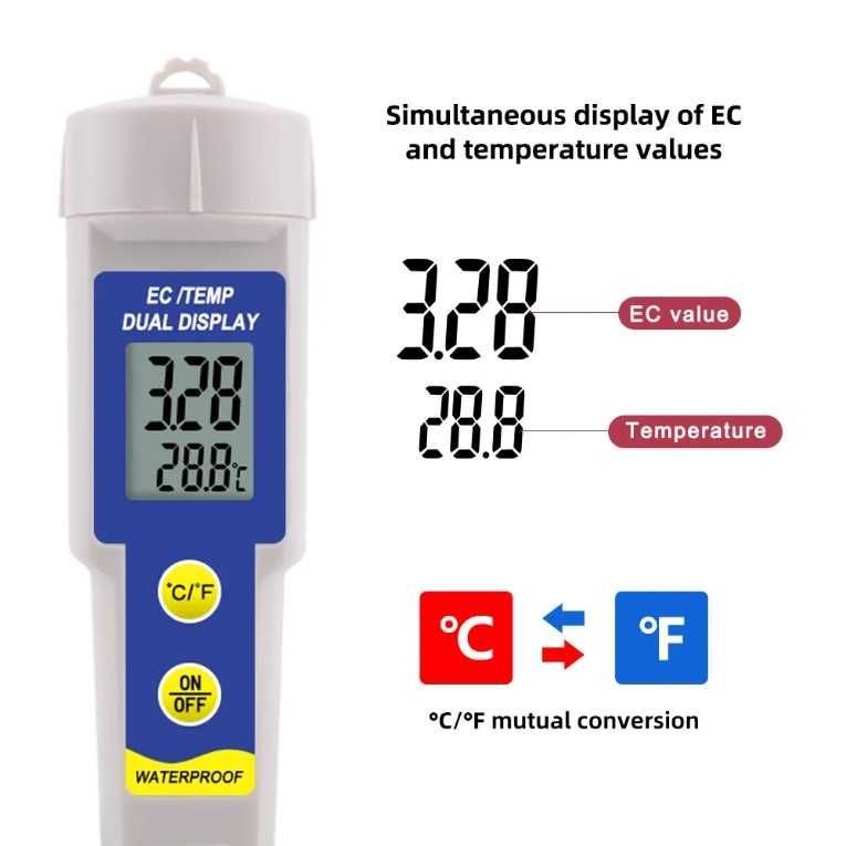 EC-315 водонепроницаемый EC почвы и температуры