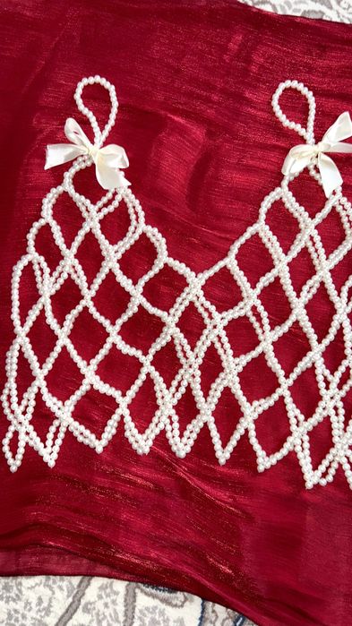 Топ  из   бусины