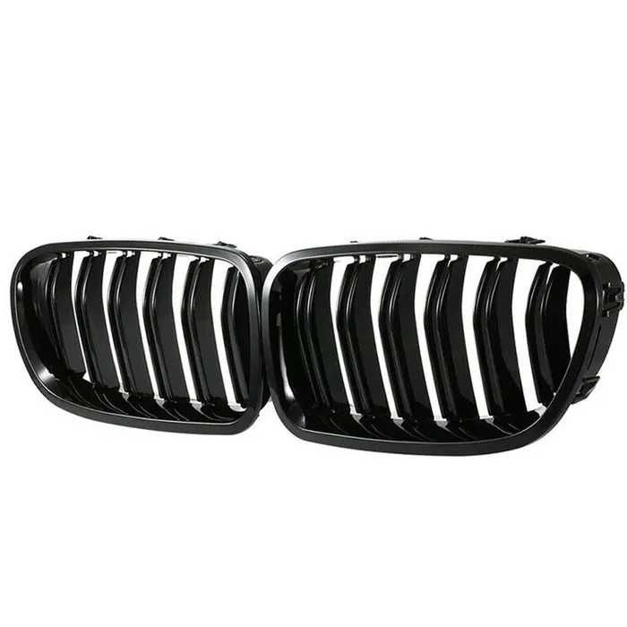 Set Grile Radiator Nări Duble Negru Lucios BMW M Seria 5 F10 F11 F18