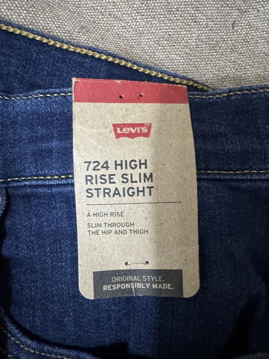 Levis original 724 HIGH RISE SLIM STRAIGHT 33/32