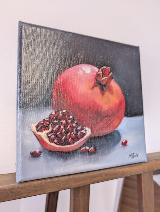 Картина из серии "Фрукты", холст, масло 20*20 см