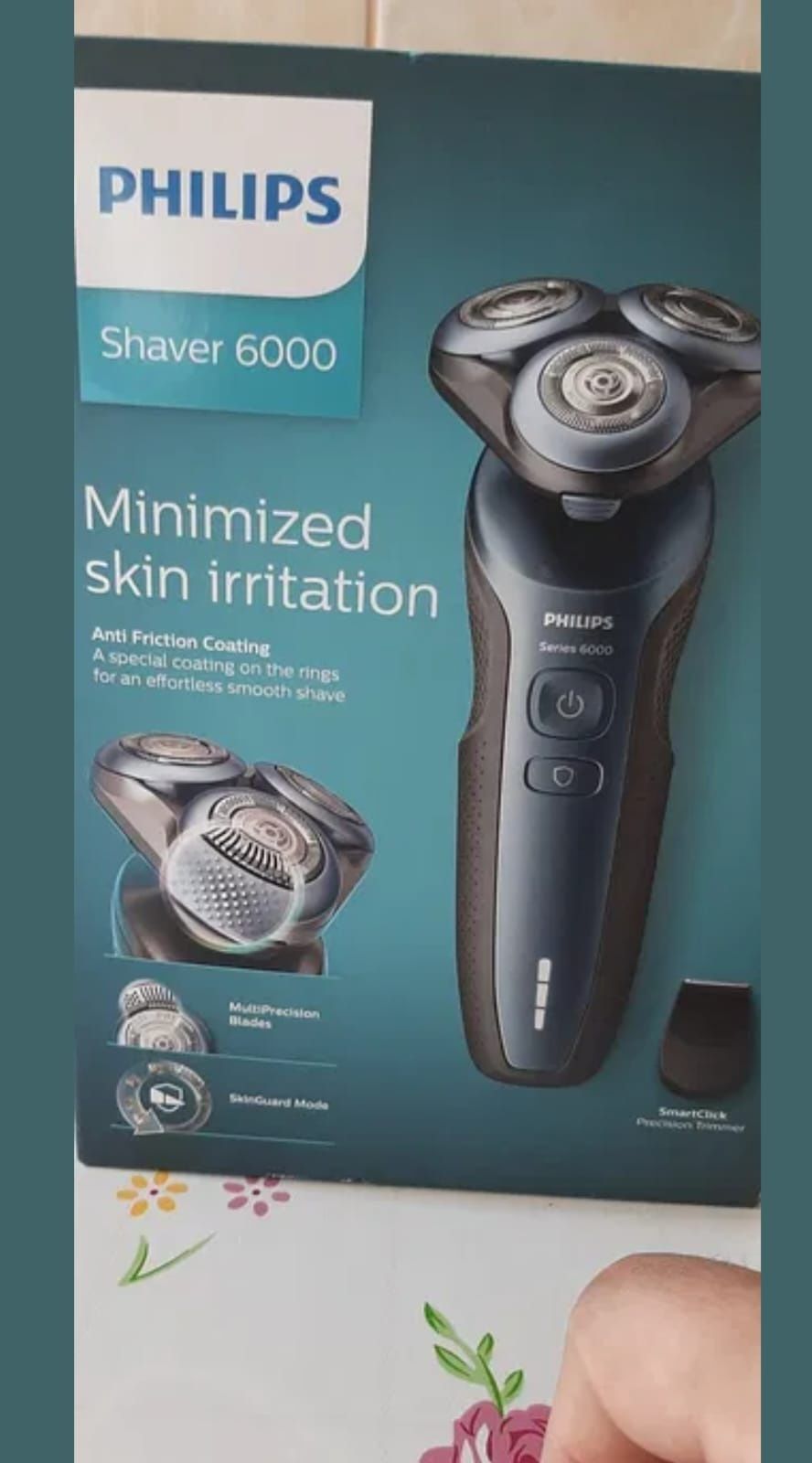 Aparat de ras umed și uscat Philips Shaver 6000 S6620/11AquaTec