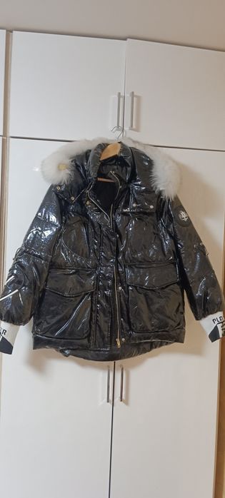 Уникално,яке,яка естествен косъм от лисица с 3D ефект