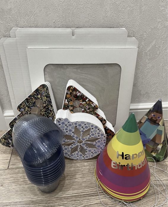 Коробки для торта на новый год и тд