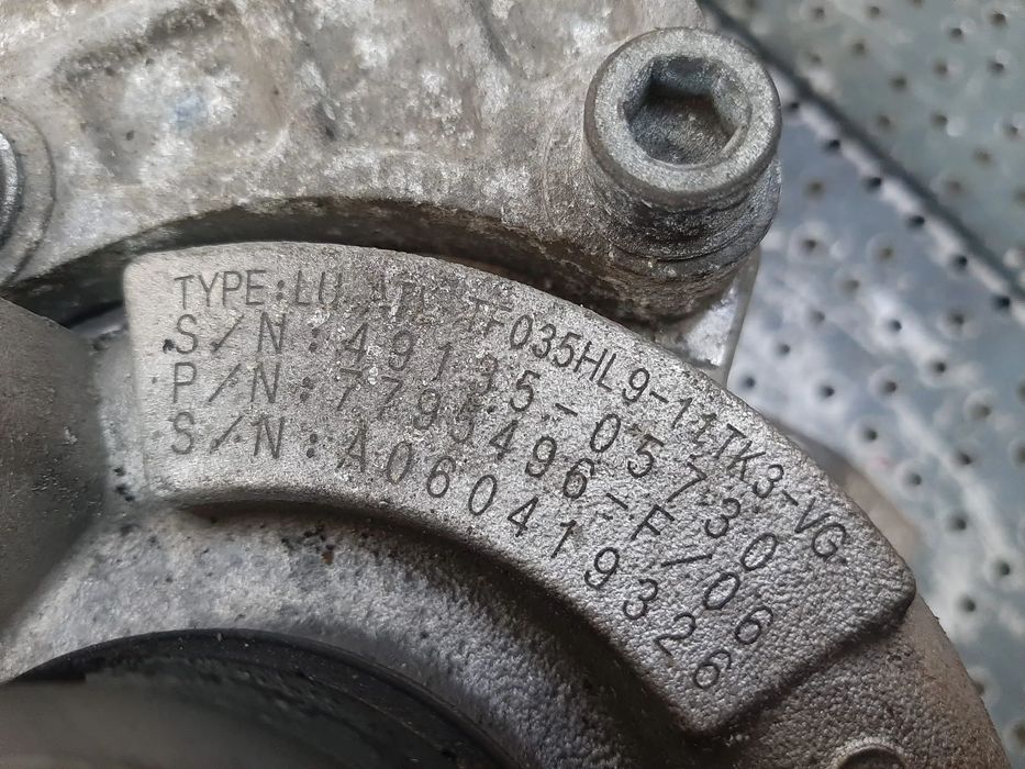 turbina 2.0 d  204d4 bmw serie 1 e87  seria 3 e90 49135-05730  7795496-f