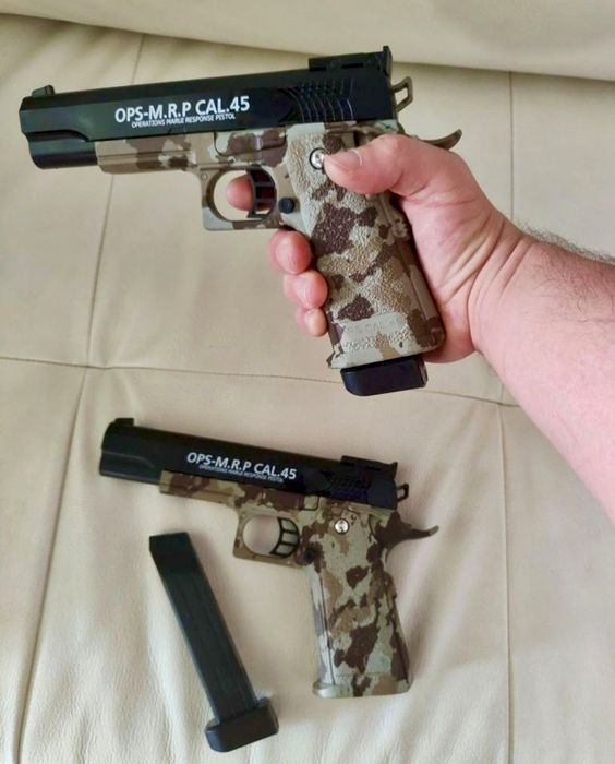 Pistol cu bile + bile 500buc Material Aluminiu și Plastic ABS ,Airsoft