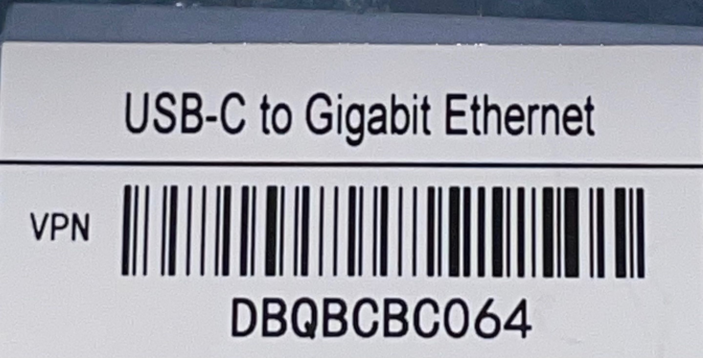 Dell Adapter - USB-C to Gigabit NOU