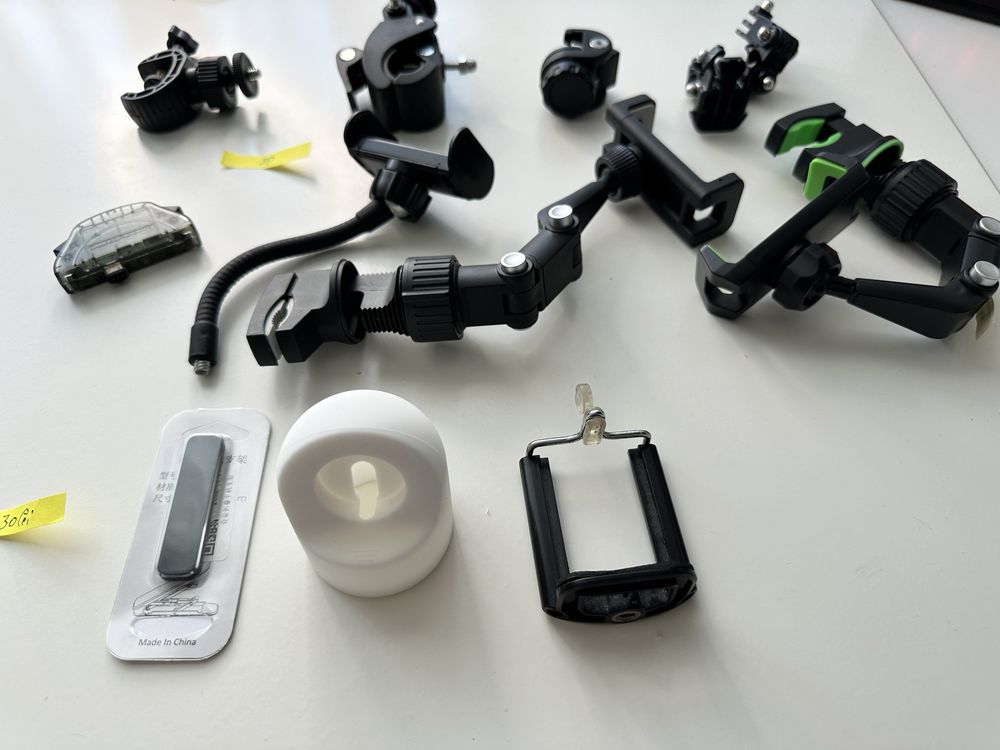 Clema prindere - clamp photo, action camera insta 360 go pro suport