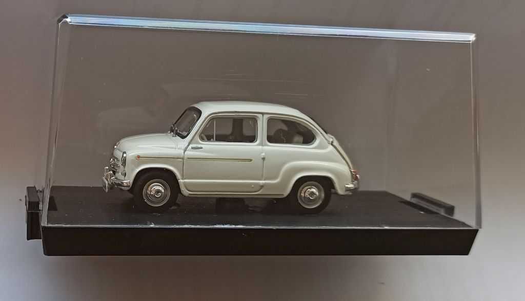 Macheta Fiat 600 D 1960 Scoala de soferi - Brumm 1/43