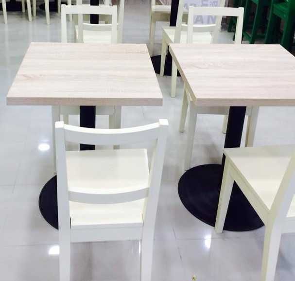 Vand mese cu blat din pal dublat 50 x 50 cm