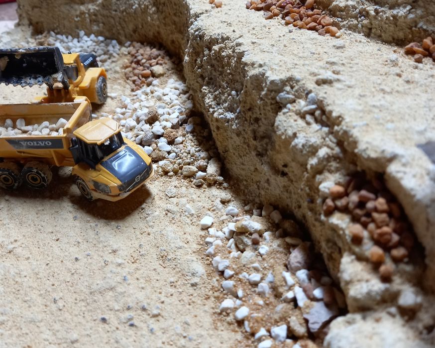 dioramă statică handmade