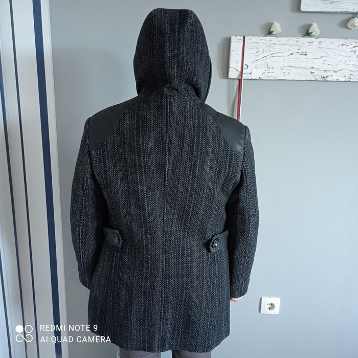 Черно дамско палто