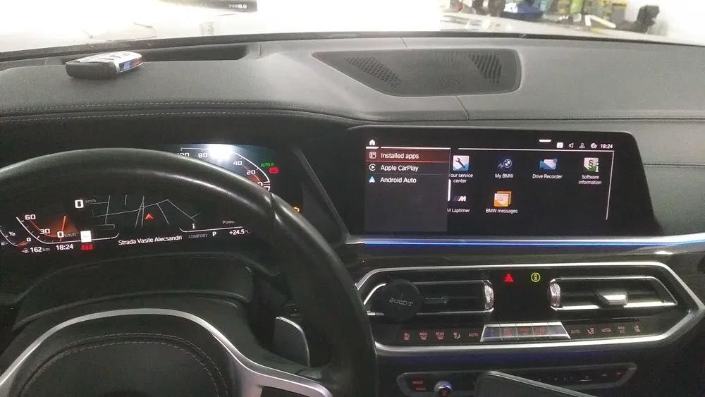 BMW G05, G30, G07 т.н. смяна на регион US, CANADA на Европа. Carplay