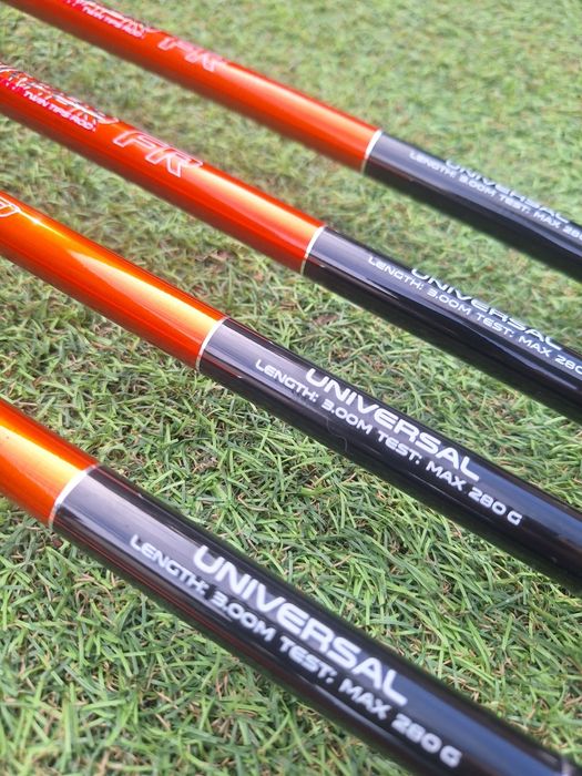 SET 4 Lansete Feeder 3.0m PRO FL Aqua River 280 gr + 4 Pro Fl XFB 6000