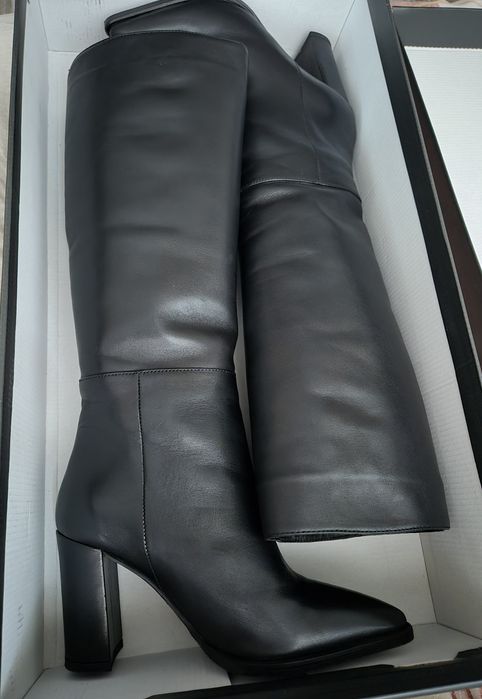 Чисто нови естествена кожа ботуши Gianni
