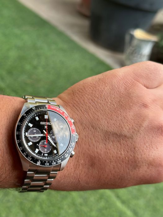 Seiko Prospex Black Speedtimer Solar
