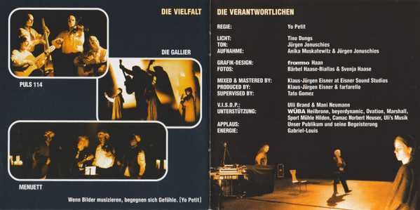 CD Farfarello (Mani Neumann Transsylvania Phoenix) - Concert Ich Fühle