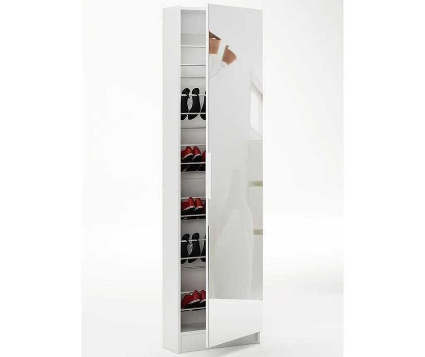 Шкаф за обувки с огледало