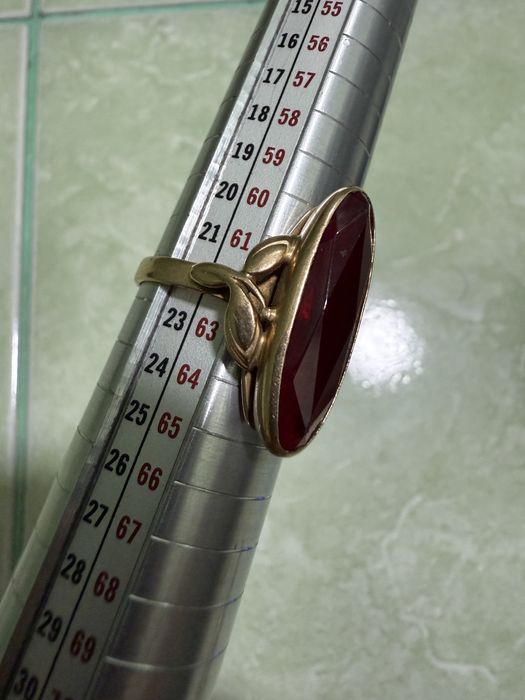 Кольцо рубин 583 россия завод