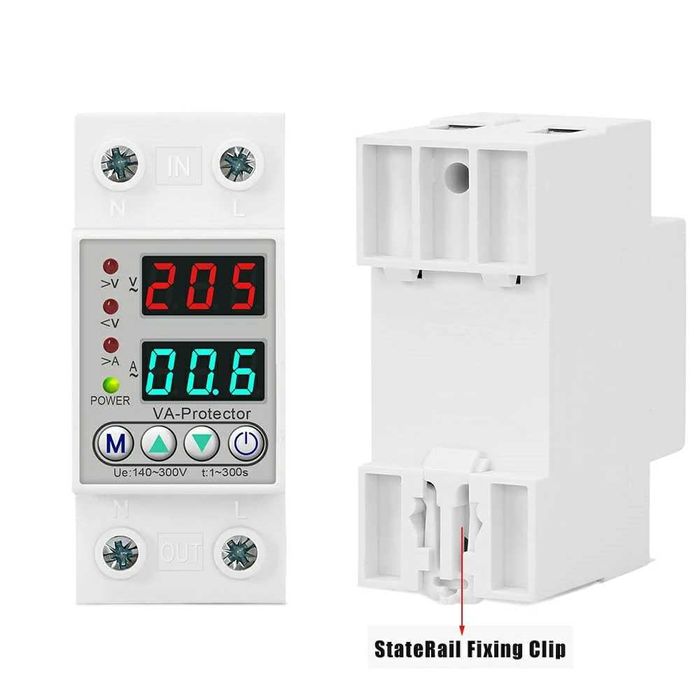 Releu de monitorizare si protectie la supratensiune monofazat tensiune
