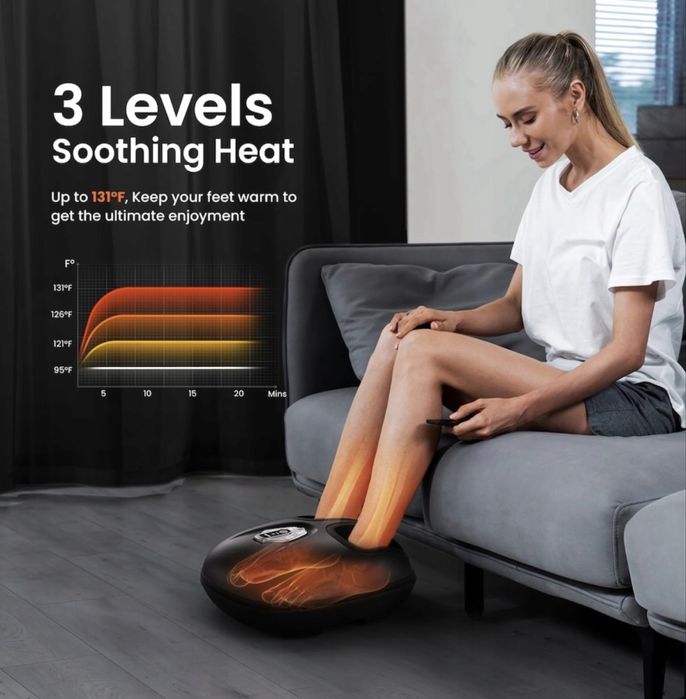 Aparat de masaj pentru picioare RENPHO 3D Shiatsu