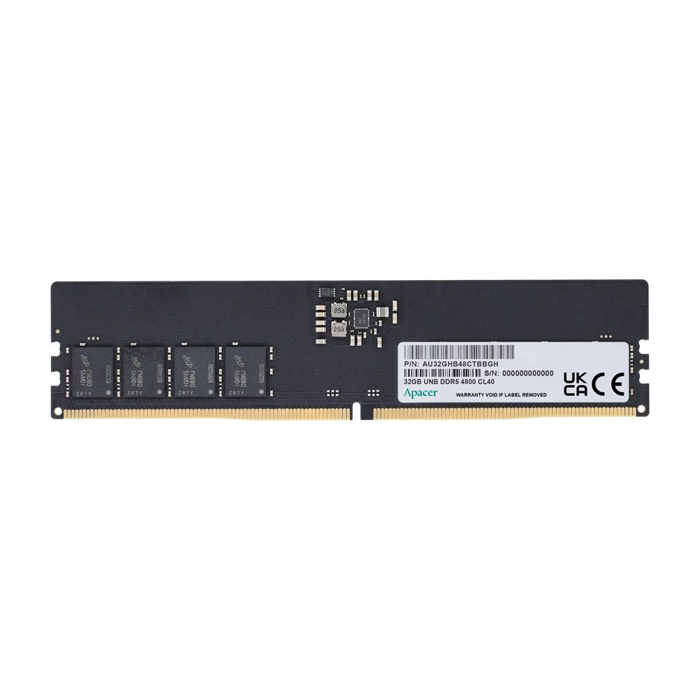 Apacer 16GB DDR5 DIMM 4800- 40 2048x8 памет RAM  - FL.16G2A.PTH