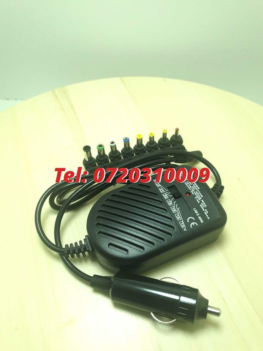 Incarcator Universal Pentru Laptop Pentru Auto Alimentare La 12v