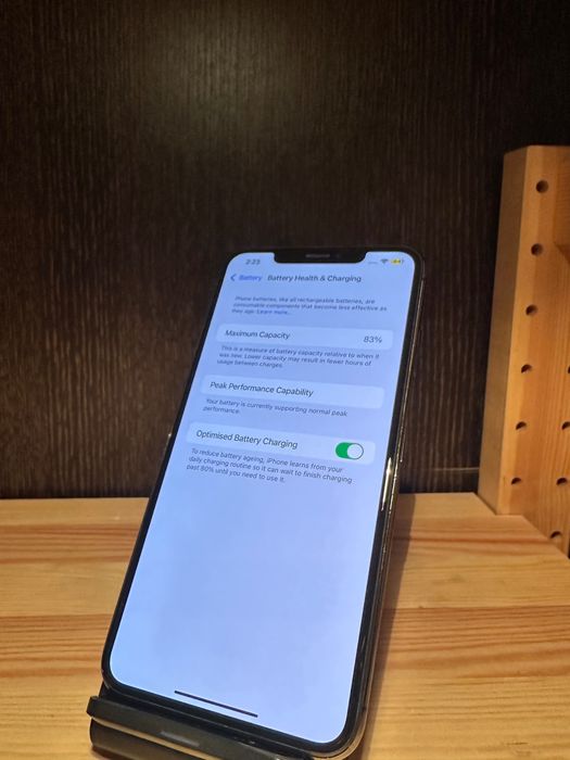 iPhone X S Max  /256gb /83% капацитет Space black