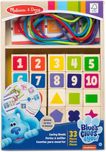 Дървени мъниста за нанизване Melissa & Doug Дървени кубчета