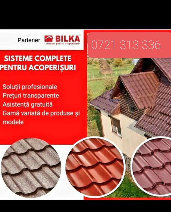 Reparati Acoperisuri Montaj Tigla Metalica izolații polistiren